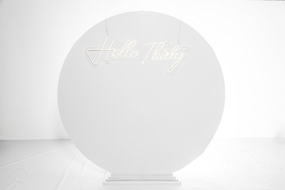 Enseigne LED « Hello Thirty » — Fête ta Fête