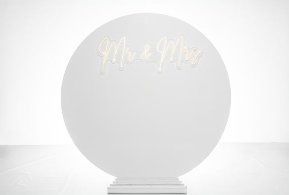 Enseigne LED « Mr & Mrs » — Fête ta Fête