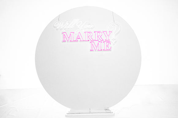 Enseigne LED « Will You Marry Me? » — Fête ta Fête