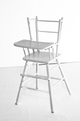 Chaise haute vintage blanche Heritage — Fête ta Fête