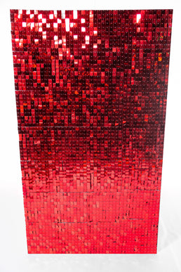 Mur scintillant rouge Glam Wall — Fête ta Fête