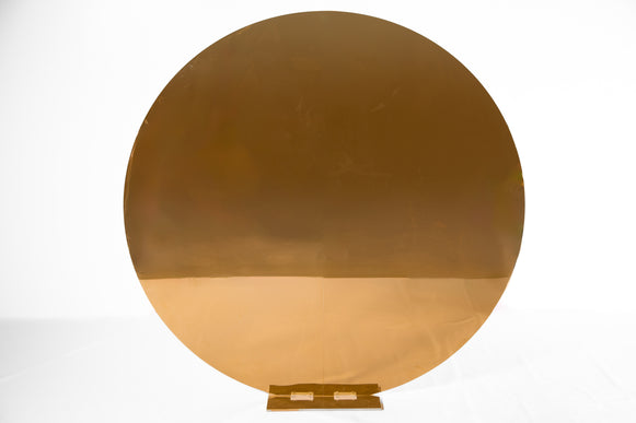Toile de fond ronde effet miroir doré — Fête ta Fête