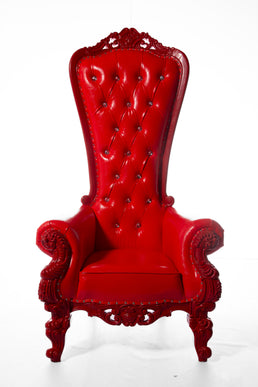 Trône royal rouge — Fête ta Fête