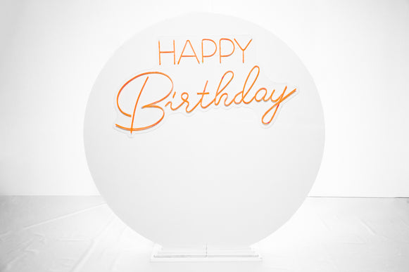 Enseigne LED « Happy Birthday » moderne — Fête ta Fête