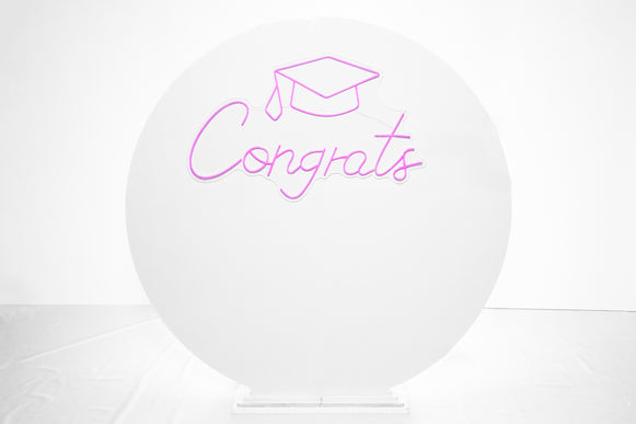 Enseigne LED « Congrats » — Fête ta Fête