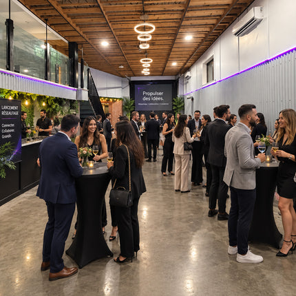 Location de salle — 5 à 7 et party de bureau en semaine