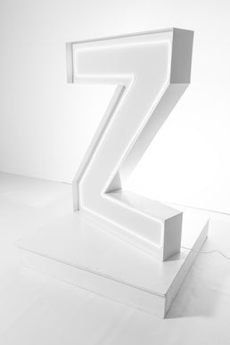 "Z" Neon Marquee Letter