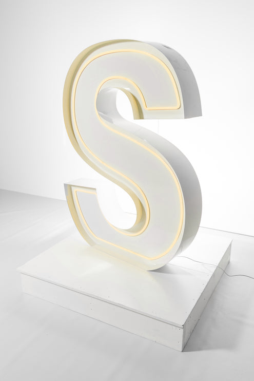 "S" Neon Marquee Letter