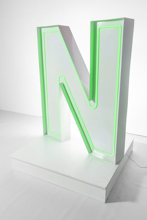 "N" Neon Marquee Letter