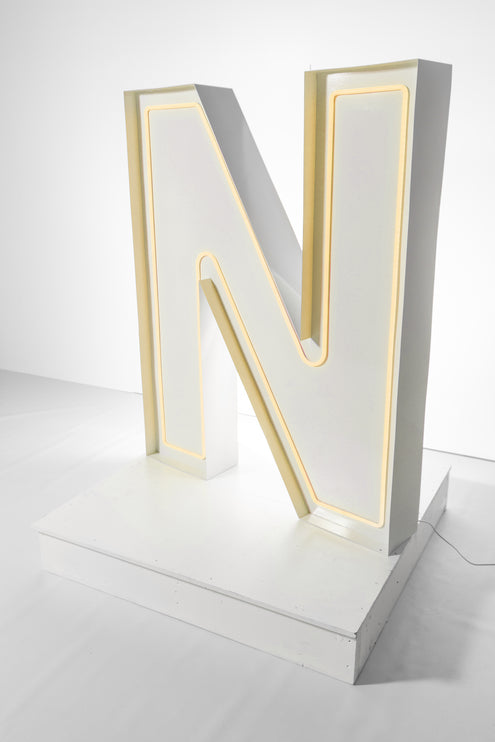 "N" Neon Marquee Letter