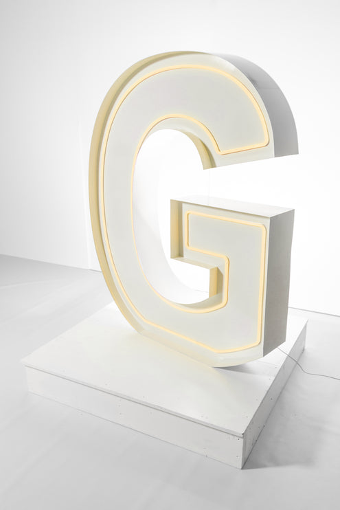 "G" Neon Marquee Letter