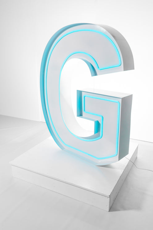 "G" Neon Marquee Letter