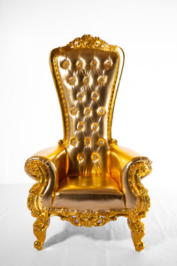 Royal Throne Chair Gold